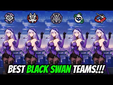 5 Variations of Best Black Swan Teams! 🦢| Honkai: Star Rail