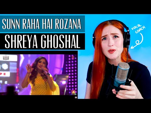 Shreya Ghoshal.. SUNN RAHA HAI ROZANA T-Series Mixtape | Vocal Coach Reaction/Analysis | so stunning