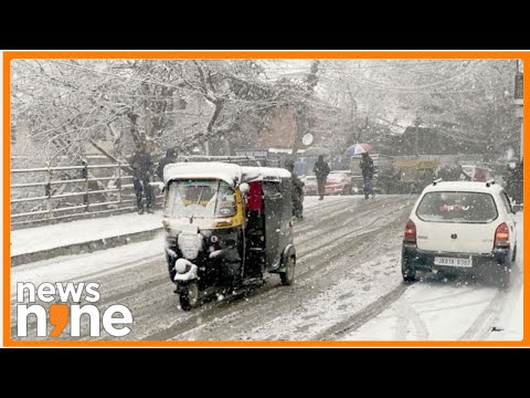 Fresh Snowfall in Pulwama, J&K | Stunning Winter Scenes & Latest Updates | News9