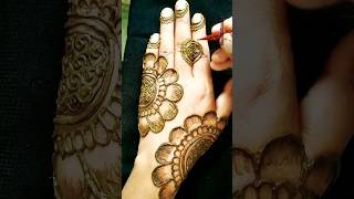 Holi Mehndi Design 2023 😍 | Full hand Backside Mehndi Design | #shorts #holimehndi