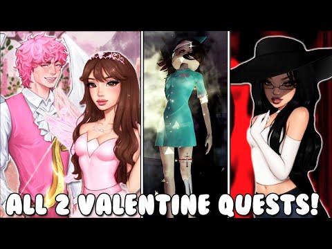 How To COMPLETE The VALENTINES QUESTS In NEW Dress To Impress UPDATE!