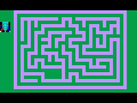 Atari 800 Game: Maze Search (1980 Softside)