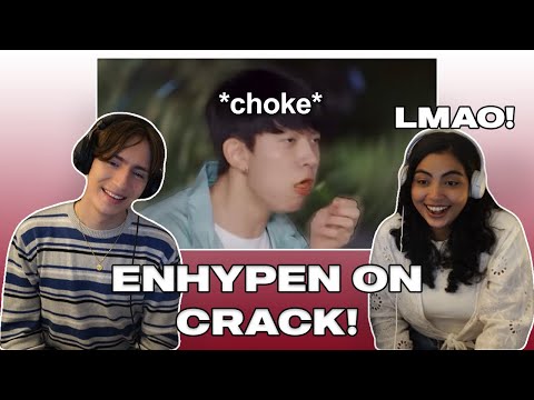 ENHYPEN ON CRACK ReactionㅣCouple React to Funny ENHYPEN momentsㅣ"Your English is so good" Edition