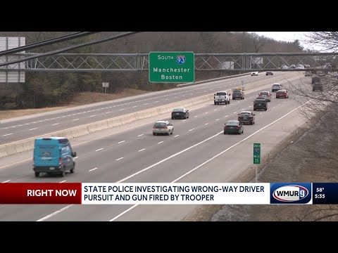 State police investigating wrong-way driver pursuit, shot fired by trooper