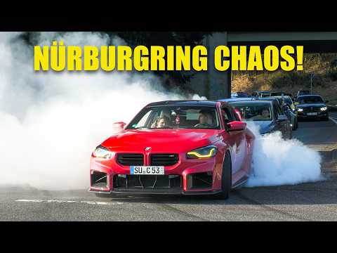 Nürburgring Tankstelle CHAOS Season Opening! M3 G80 POLICE CHASE, Burnouts, Close Calls!