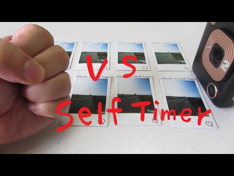 FUJIFILM instax mini LiPlay 「 versus Self Timer 」セルフタイマーとの戦い！