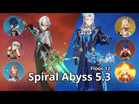 C0 Arlecchino & C0 Neuvilette + C2 Mavuika - Spiral Abyss 5.3 Floor 12 (9 Stars) | Genshin Impact