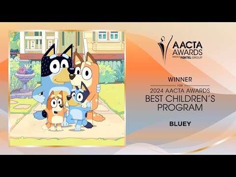 Bluey wins the 2024 AACTA Award for Best Children's Program