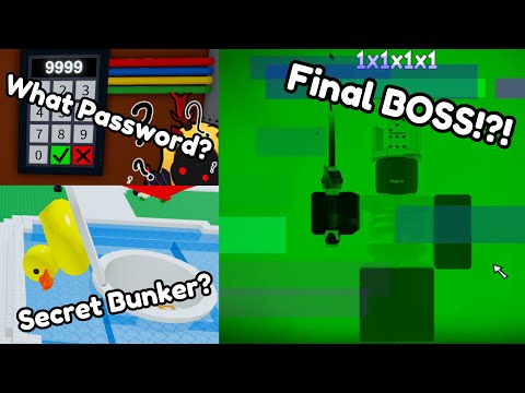 How to find Secret Password for Secret Duck Vault & DEFEAT 1X1X1X1 BOSS in THE CLASSIC HUB | Roblox