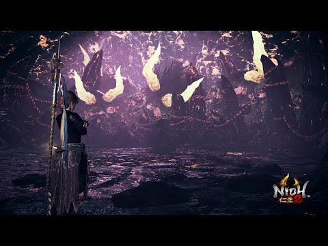 仁王2 奈落獄深處 長槍 VS 崇梟, 夜梟, 怨靈鬼 (難行石+9) Nioh 2 Spear vs Tatarimokke, Nue, Onryoki