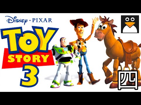 トイストーリー3 ゲーム 英語 (パート4) バズライトイヤー、ウッディ | PC ディズニー・ピクサー ゲームプレイ【Toy Story 3 Video Game】