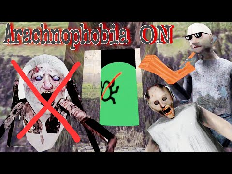 Arachnophobia On In Granny Legacy Unofficial With Shotgun Grandpa