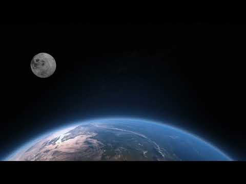 Earth And Moon in Space 😯😱 | Earth And Moon rotation animation | Earth and Moon Space