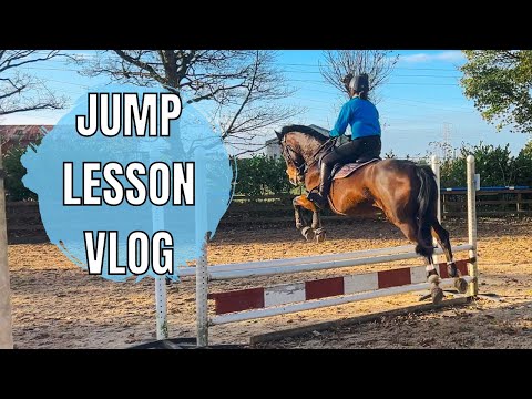 FULL JUMPING LESSON VLOG