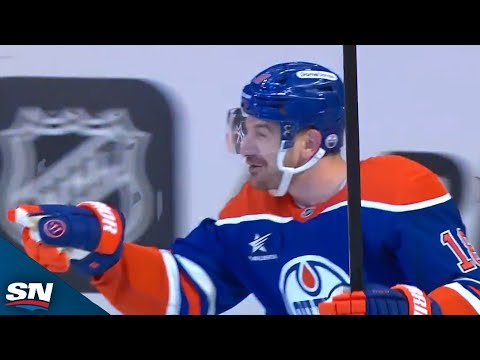 Oilers' Jake Walman Springs Zach Hyman Free For Breakaway Goal