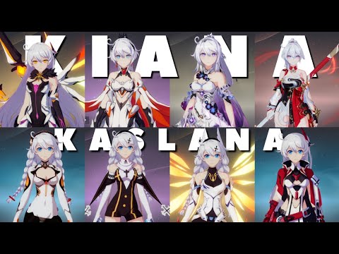 Battlesuit Evolution of KIANA KASLANA! Honkai Impact 3