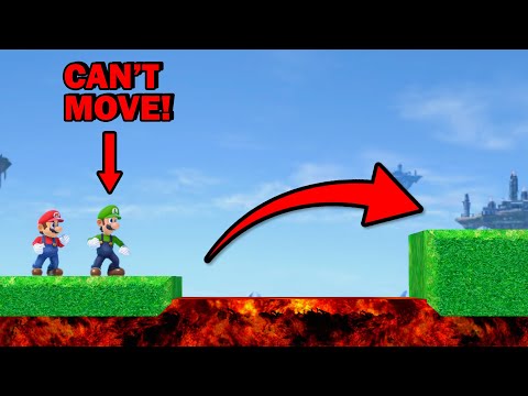 Luigi is NOT ALLOWED to MOVE in this tricky Puzzle Course