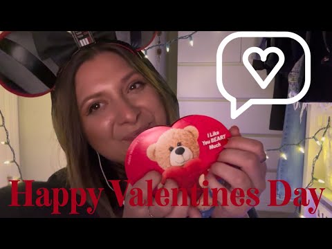 ✨ASMR✨Eating Valentines Day Candy 🍫🍭 while I show you things I ❤️ LOVE ❤️