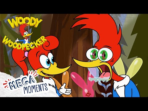 Woody and the Chocolate Bunny! | Woody Woodpecker | Full Episodes | Mega Moments