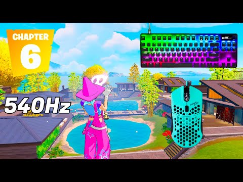 SteelSeries Apex Pro TKL ASMR 😴 Solo Gameplay 🏆 Satisfying Keyboard Fortnite 360 FPS 4K