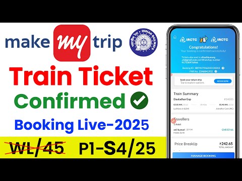 make my trip train ticket booking || mmt tarin ticket booking || makemytrip train booking hindi