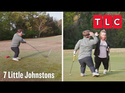 Trent and Amber Hit the Golf Course! 🏌️‍♂️ | 7 Little Johnstons | TLC