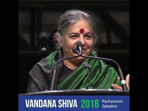 Vandana Shiva 2018 Parliament of the World's Religions