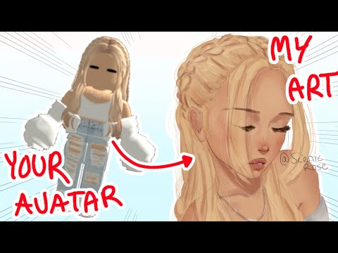 Drawing YOUR Roblox Avatars!!