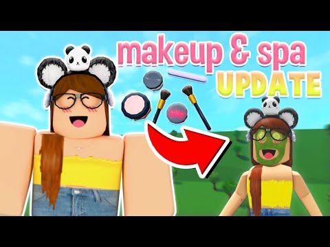 BLOXBURG UPDATE! FACE MASKS, MAKEUP, FURNITURE, AND MORE