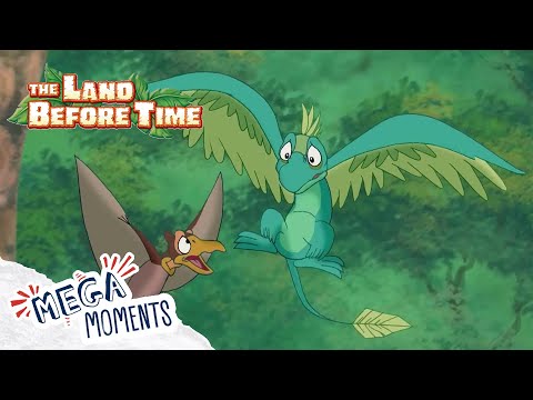 Flying Lessons with Petrie! | The Land Before Time | Full Episodes | Mega Moments