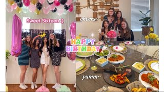 미국 친구들과 보낸 나의 16번째 생일파티 VLOG🎂🇺🇸Sweet Sixteen Birthday Vlog💖 | 김수아sooa