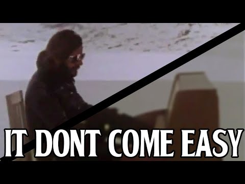 Ringo Starr - It Don't Come Easy Unrestored & Restored comparison