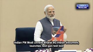 Indian PM Modi unveils Bharat 6G Vision document, launches next-gen test bed