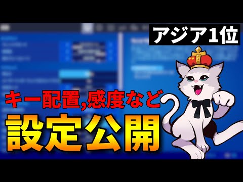 【最新】世界大会出場者の設定を公開！キー配置、感度全てお見せします【フォートナイト/FORTNITE】