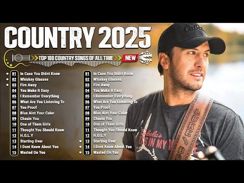 Country Music Playlist 2025 🎷 Luke Bryan, Morgan Wallen, Luke Combs, Chris Stapleton, Kane Brown