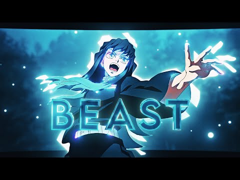 「Beast 🔥」Muichiro Tokito - Demon Slayer「AMV/EDIT」4K