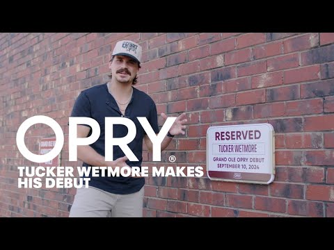 Tucker Wetmore Makes His Opry Debut