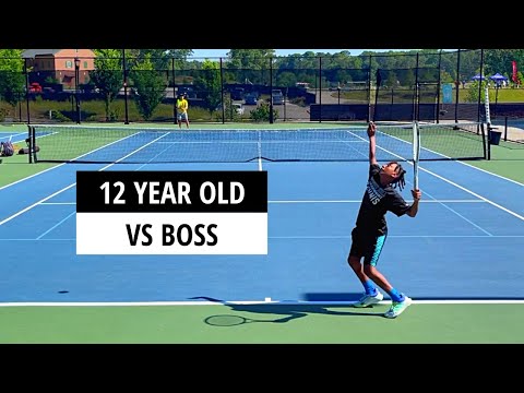 Can Nationally Ranked 12 Year Old Defeat Boss of Atlanta USTA 4.5?