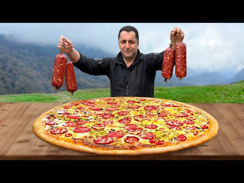 Rustic Delights! From Smoked Sausage To Giant Pizza - Rural Cooking Adventure!