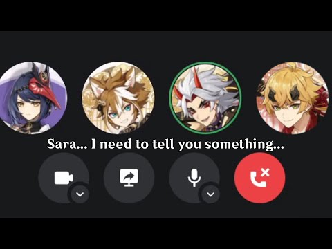 Arataki Itto Reveals his Biggest Secret to Sara on Discord Voice Chat but... (Part 2)