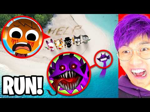 SURVIVING on SPRUNKI ISLAND...!? (CURSE of the RAINBOW SPRUNKI!)