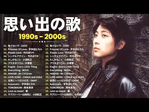 懐かしの j-pop 90年代 2000年代 🎸 40代から50代が聴きたい懐メロ30選 🎸 ZARD, 宇多田ヒカル, 竹内まりや, 小田和正, 大塚愛