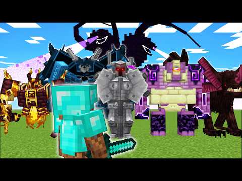 I Fought Minecraft's Strongest Bosses!