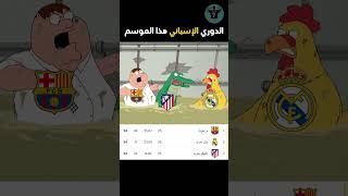 وضع الدوري الإسباني هذا الموسم ... 😅😂#برشلونة #ريال_مدريد #اتليتكو