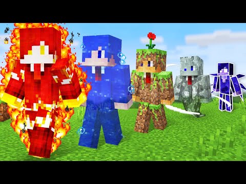 Minecraft but I Master Every Element!