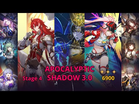 E0S1 Argenti + E0S1 Robin & E0 Rappa - Apocalyptic Shadow 3.0 (3 Stars) | Honkai: Star Rail