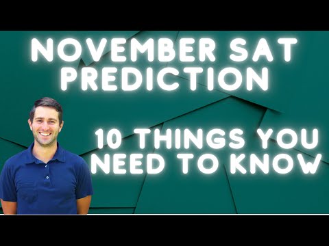 November 2023 SAT Prediction: You Will See This On Your Test