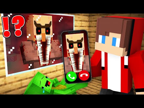 Why SCARY VILLAGER Called JJ and Mikey at 3:00 PM in Minecraft? - Maizen