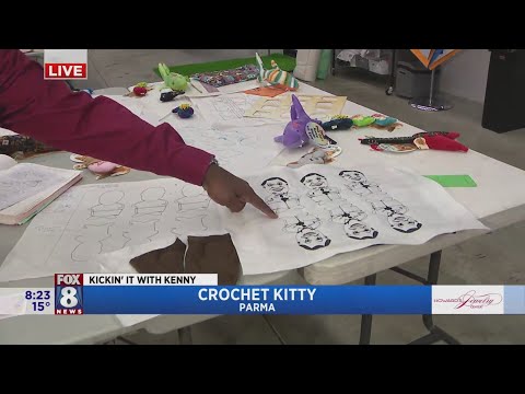 Crochet Kitty puts a 'Kickin' with Kenny' cat toy into production