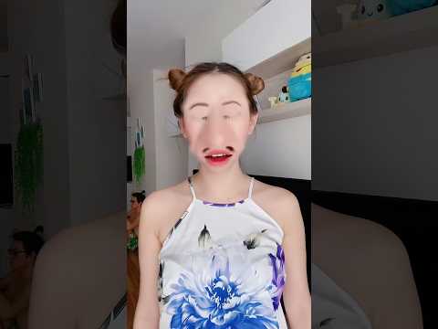 trying tiktok filters 🤣| face puzzle filter🤣| #shorts #funny #facepuzzle #tiktok #viralvideo